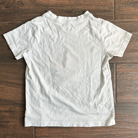 Polo by Ralph Lauren Kids White Tee with Bear in Red Hoodie - Picture 3 of 4